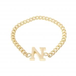 K18YG イニシャルN リング