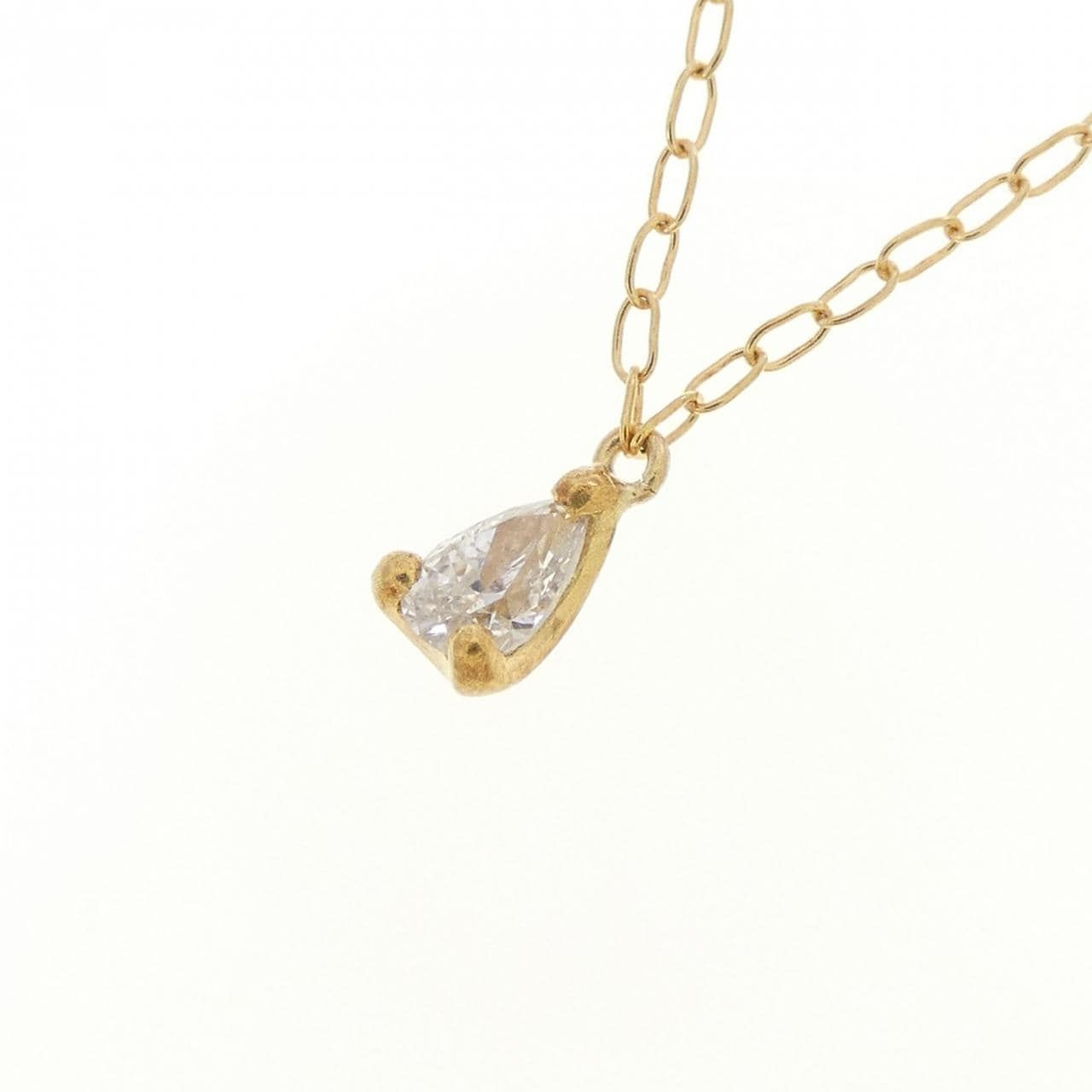 K18YG ダイヤモンド ネックレス 0.09CT