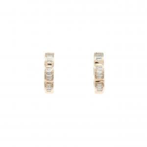 K18PG ダイヤモンド ピアス 0.26CT