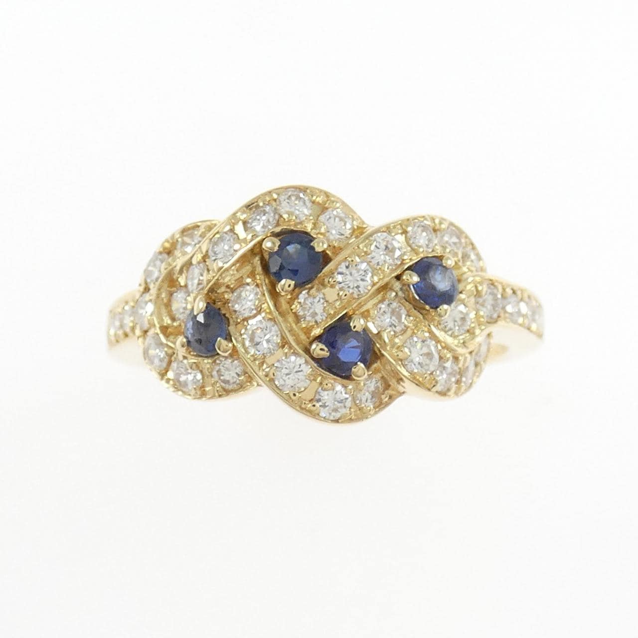 750YG サファイヤ リング