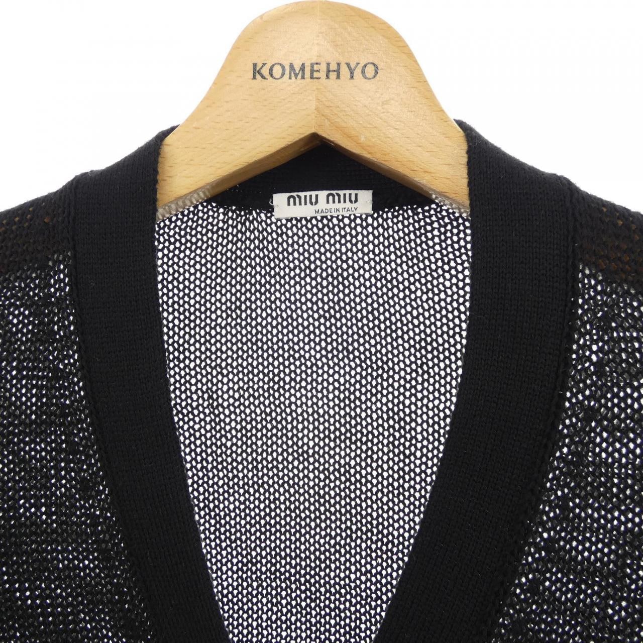 ミュウミュウ MIU MIU MMF001 1Q6G カーディガン