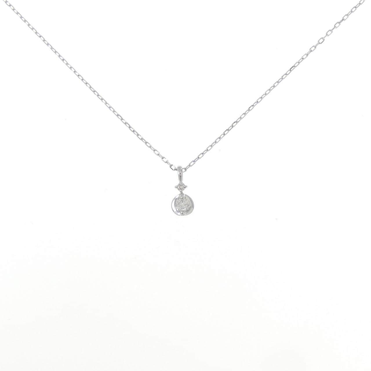 K10WG ダイヤモンド ネックレス