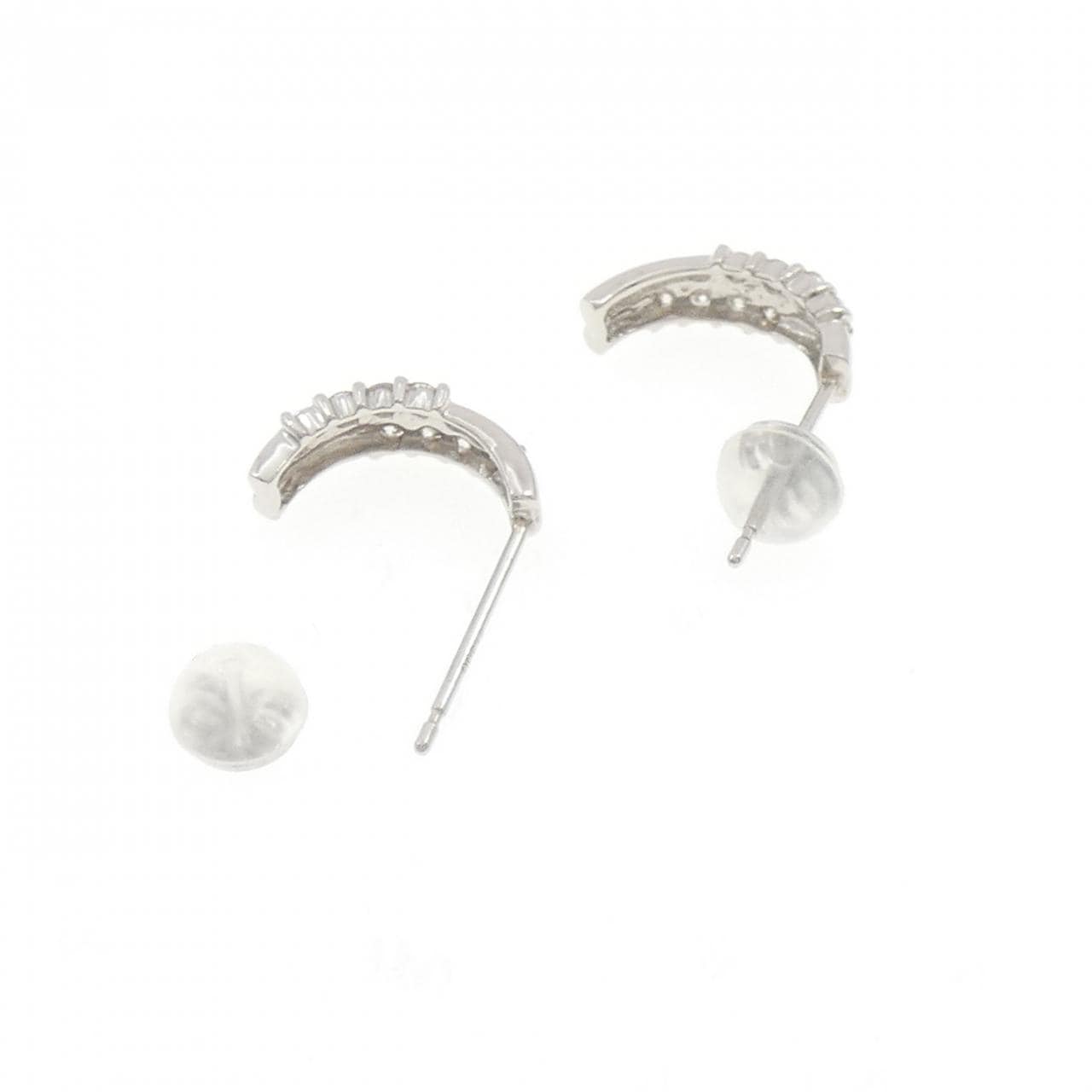 PT900 ダイヤモンド ピアス 0.30CT