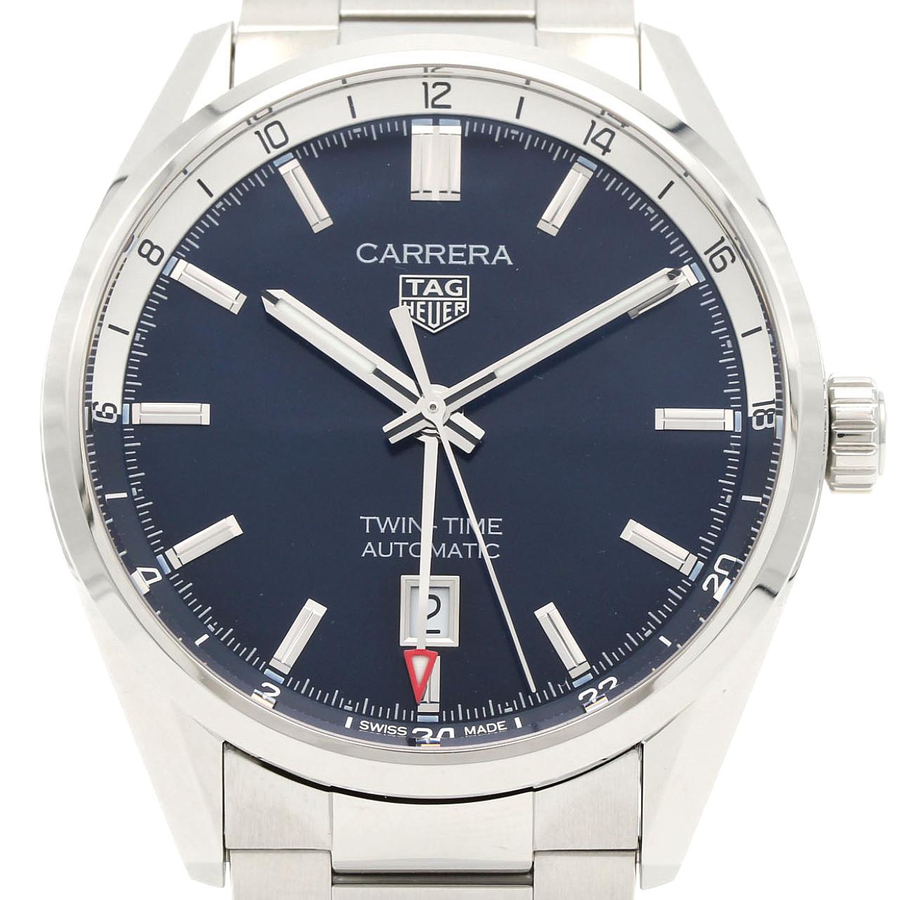 タグ･ホイヤー カレラ･キャリバー7ツインタイムデイト WBN201A.BA0640 SS 自動巻