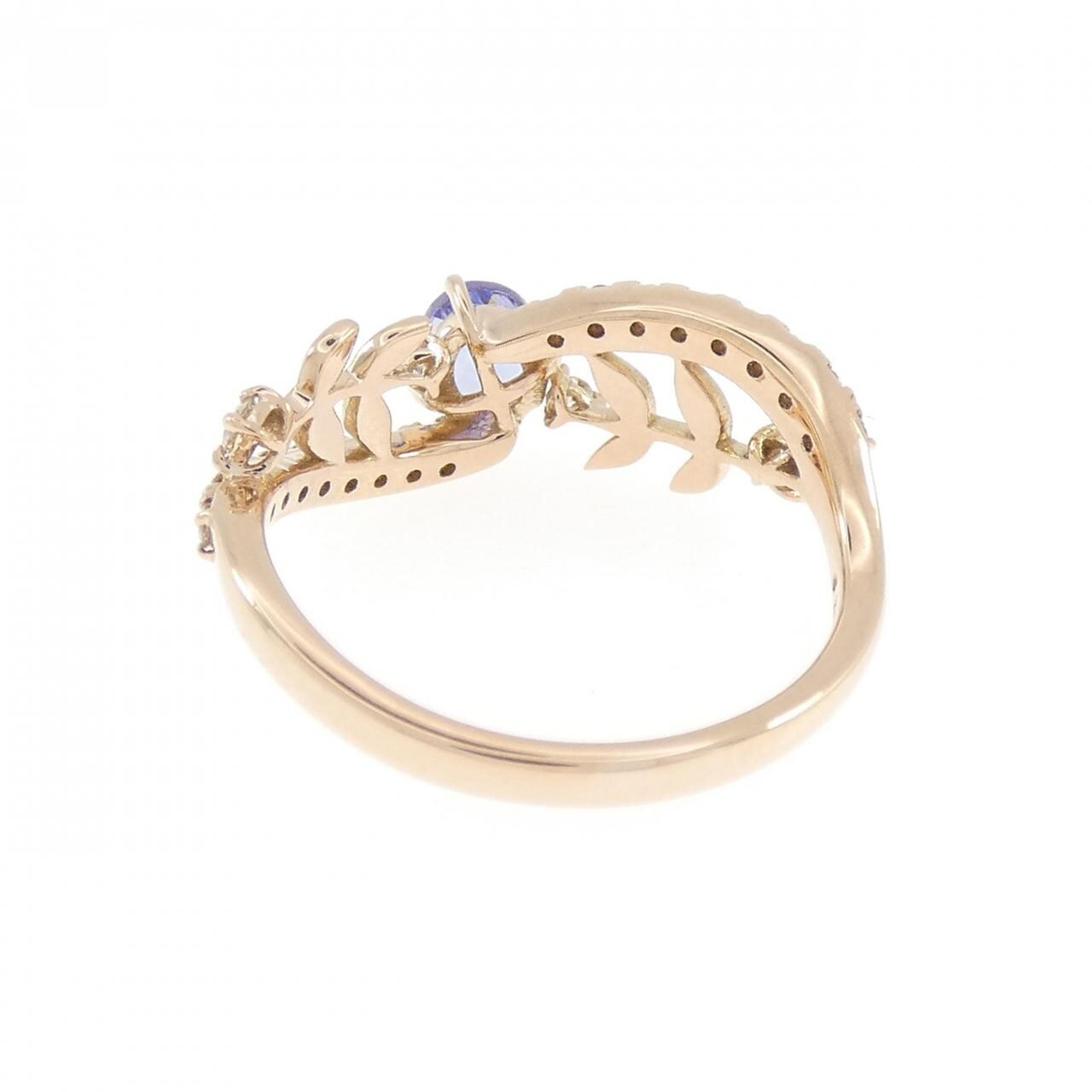 K18PG タンザナイト リング 0.38CT