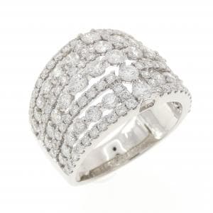 K18WG ダイヤモンド リング 2.05CT