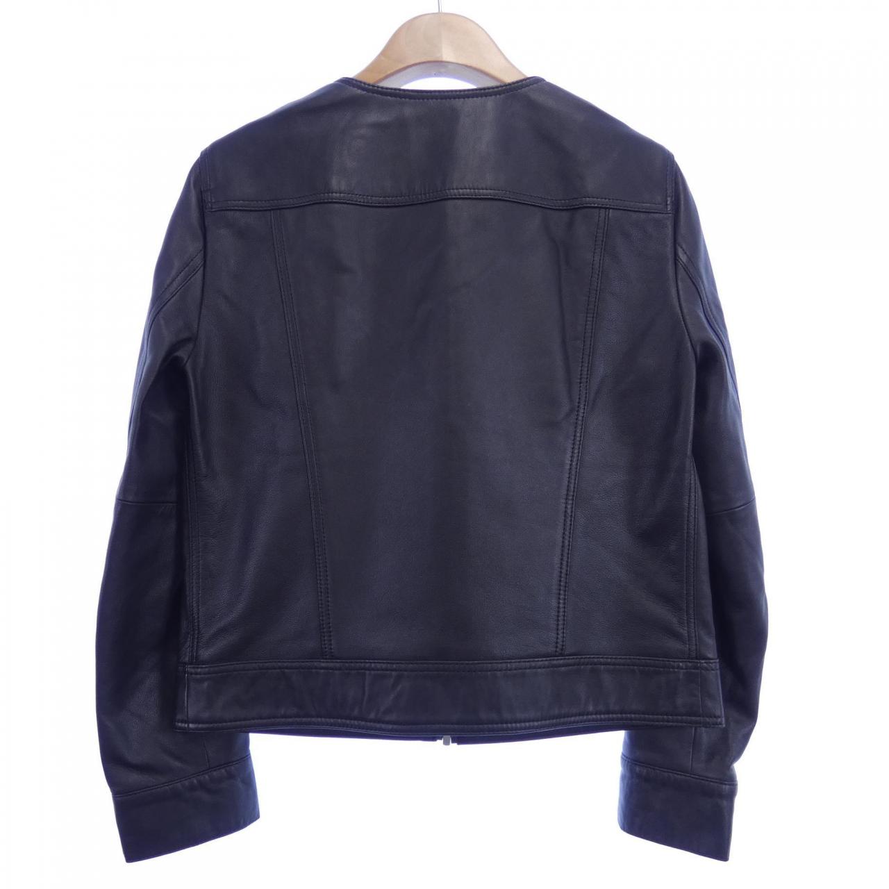 theory theory leather blouson