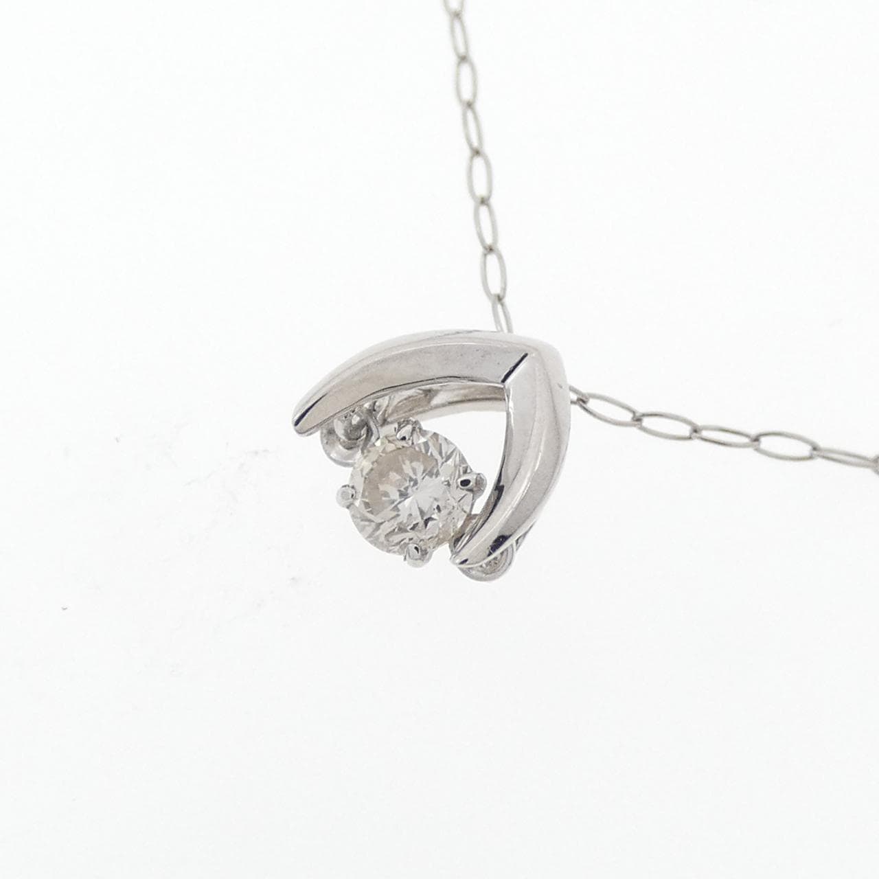 PT ダイヤモンド ネックレス 0.10CT
