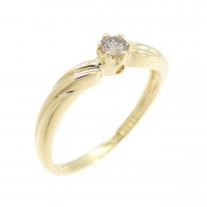 K18YG ダイヤモンド リング 0.10CT