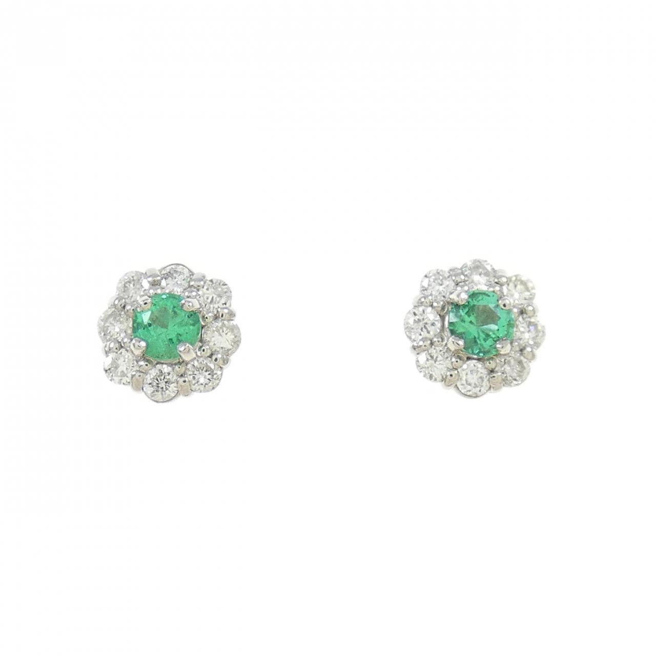 コメ兵｜【新品】PT エメラルド ピアス 0.10CT｜ジュエリー｜ピアス