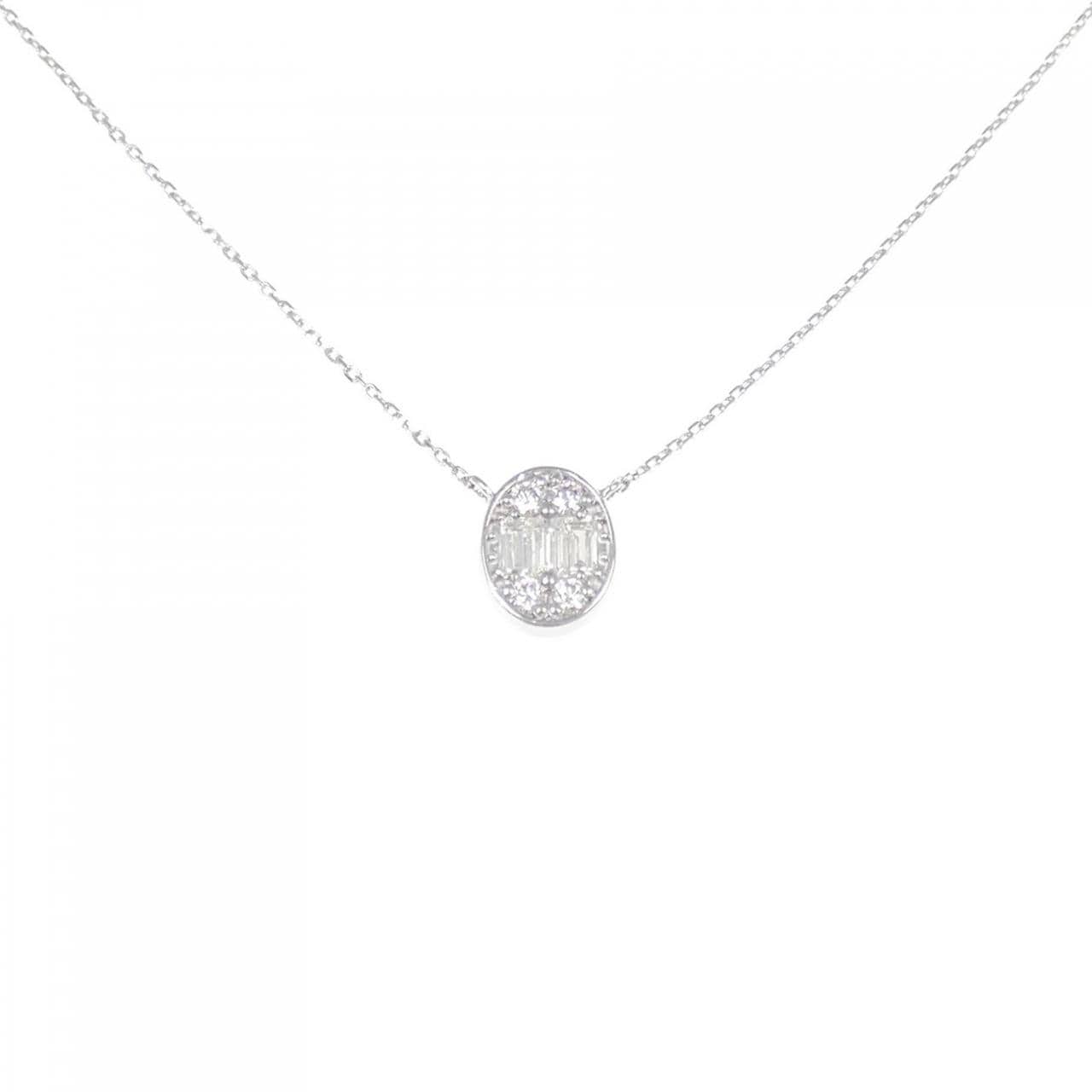 【新品】PT ダイヤモンド ネックレス 0.30CT