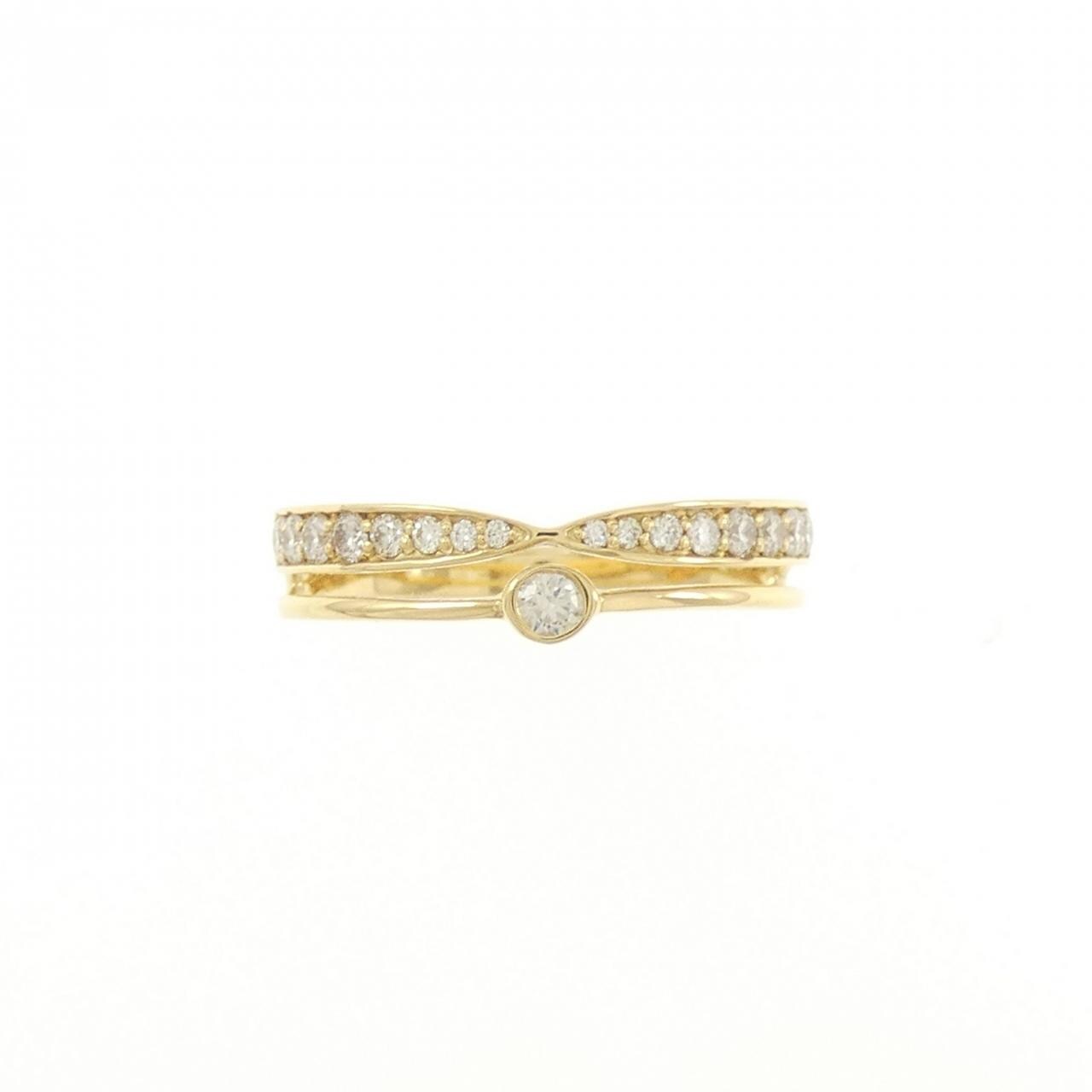 【新品】K18YG ダイヤモンド リング 0.25CT
