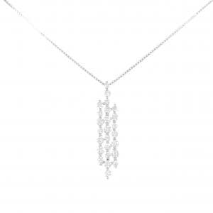 K18WG ダイヤモンド ネックレス 1.03CT
