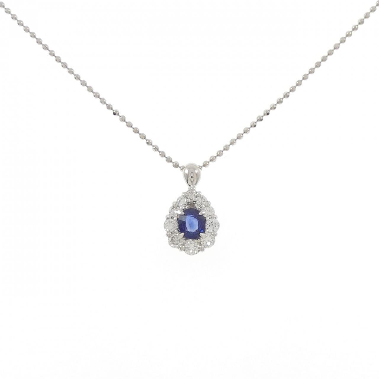 PT900/PT850 サファイヤ ネックレス 0.45CT