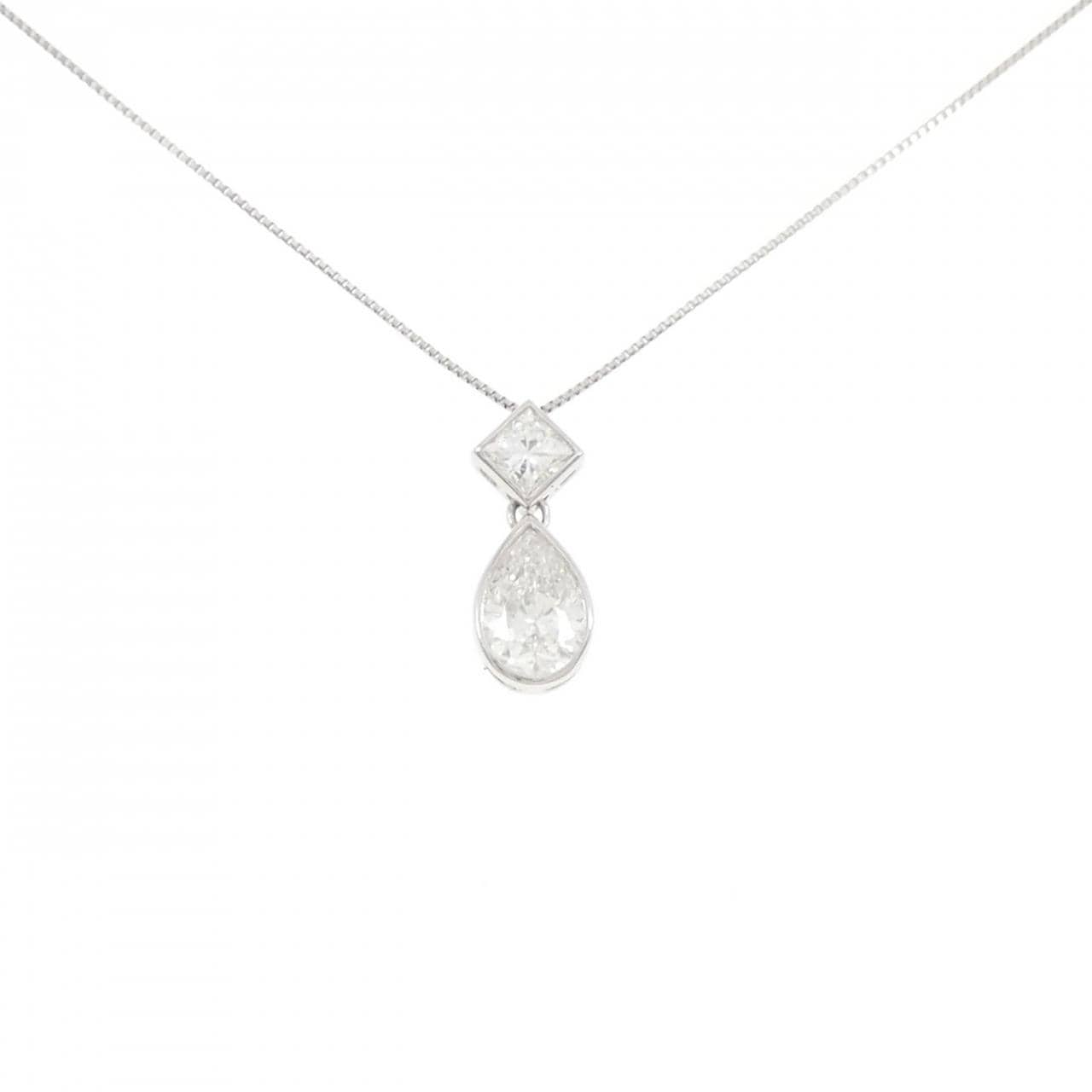 PT900/PT850 ダイヤモンド ネックレス 1.02CT