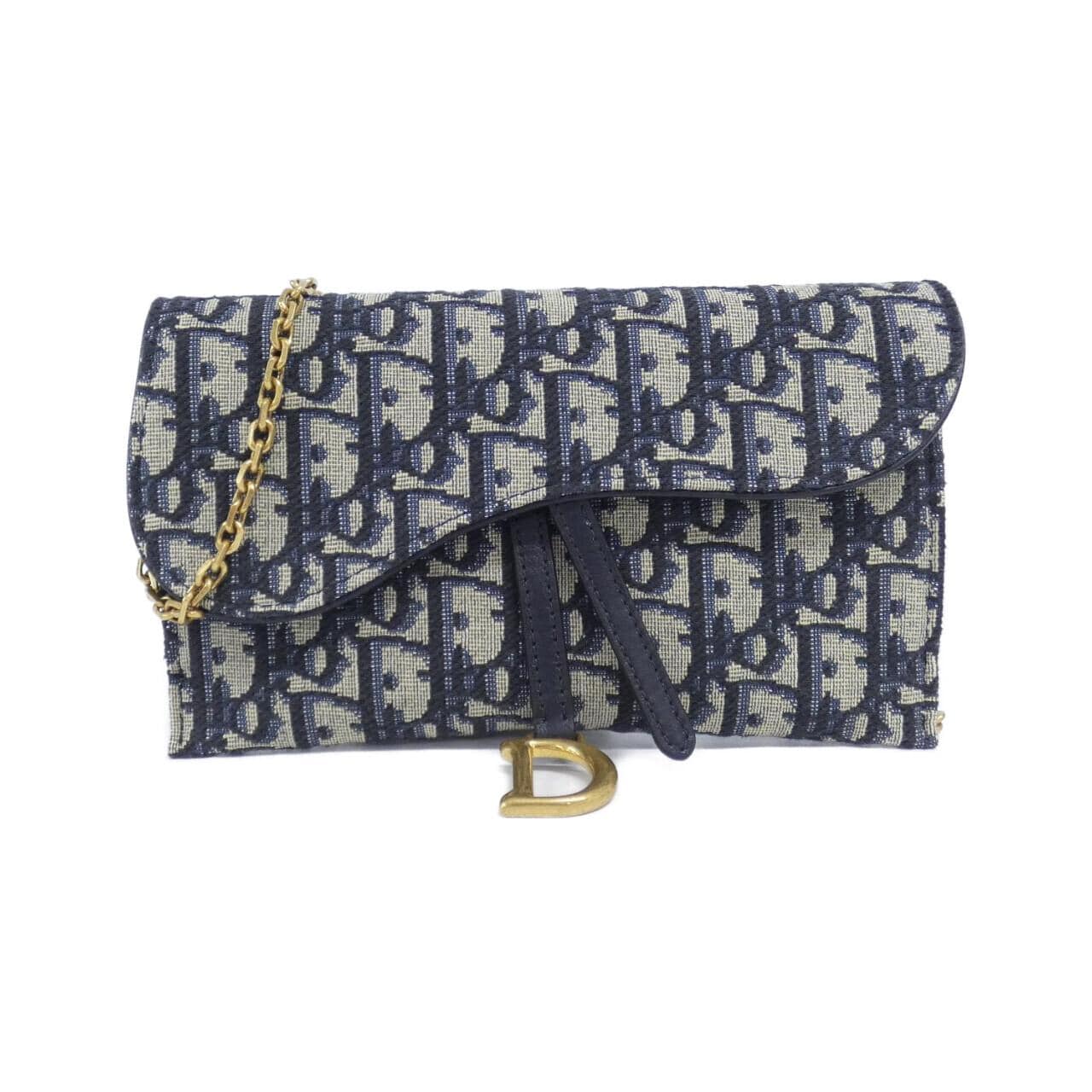 【新品】クリスチャンディオール DIOR OBLIQUE サドル S5614CTZQ チェーンウォレット