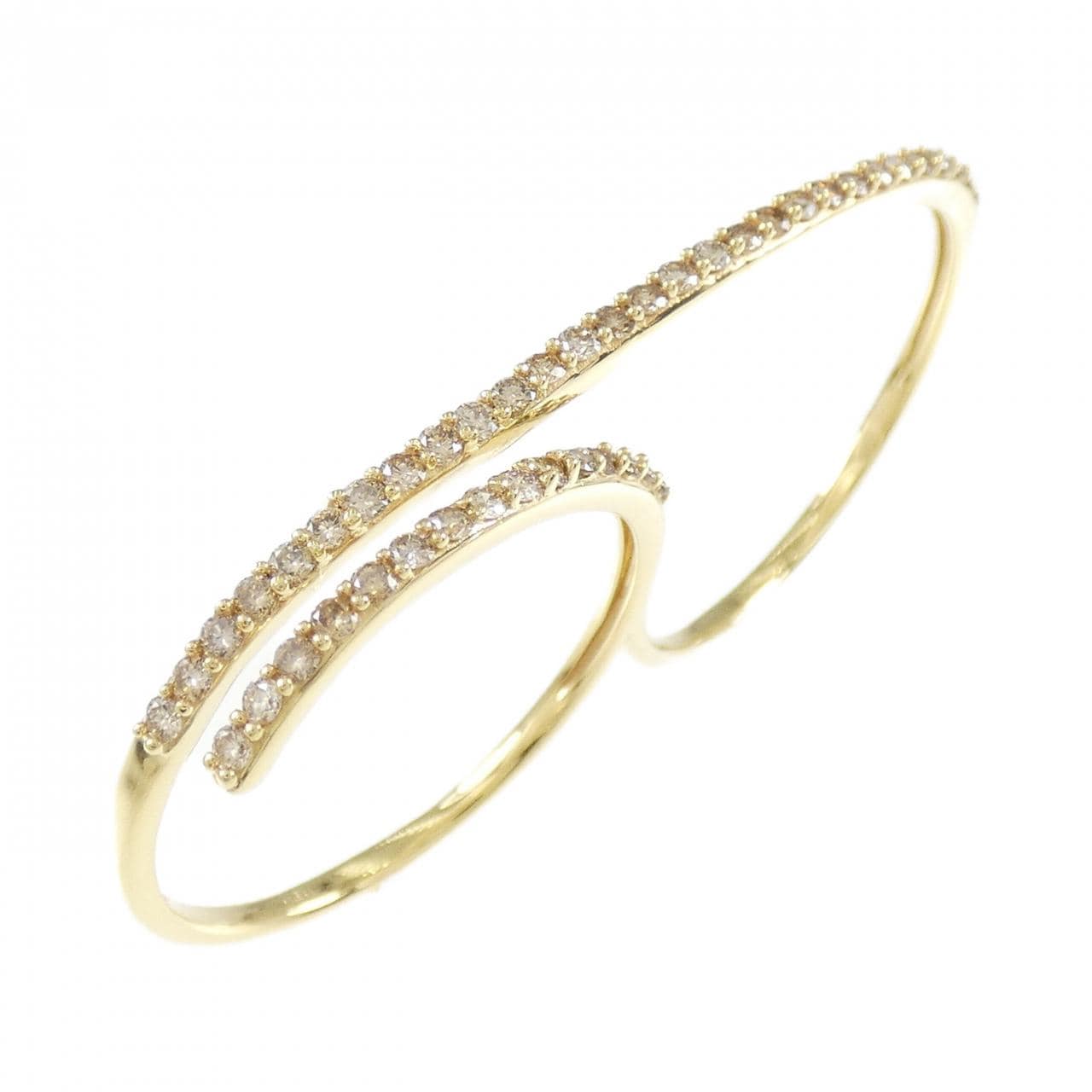 K18YG ダイヤモンド リング 0.40CT