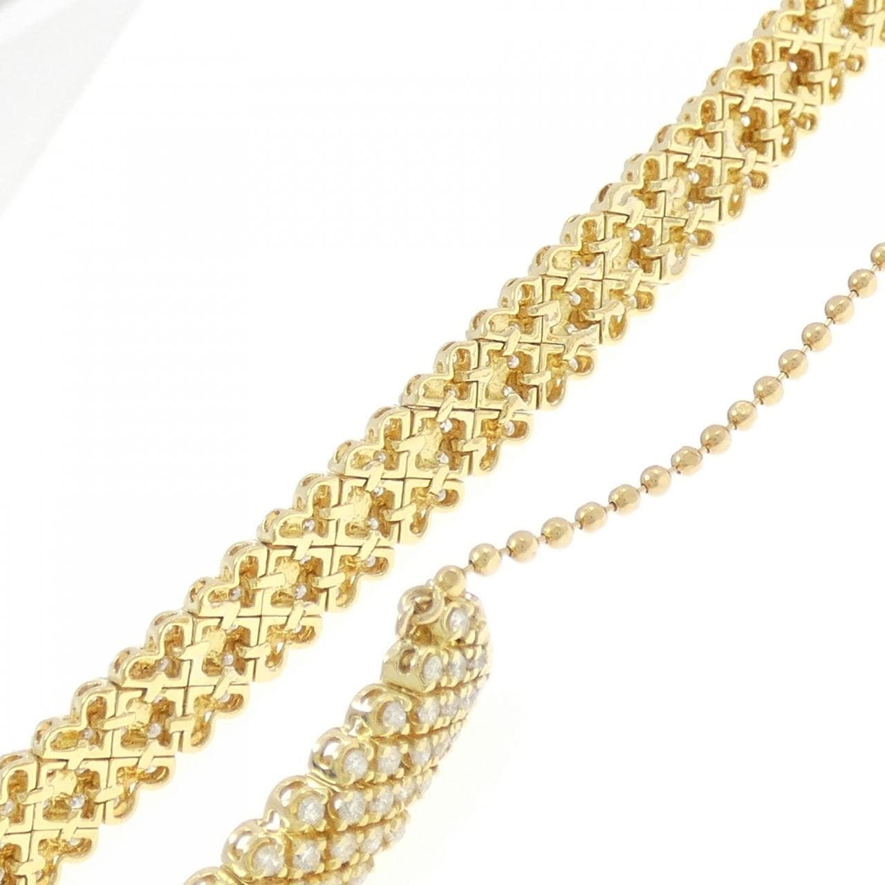 K18YG ダイヤモンド ブレスレット 5.00CT