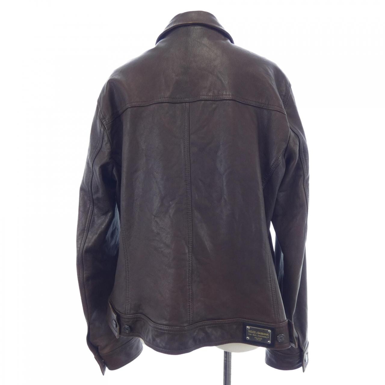 ドルチェアンドガッバーナ DOLCE&GABBANA G9F62L/FULOY レザージャケット