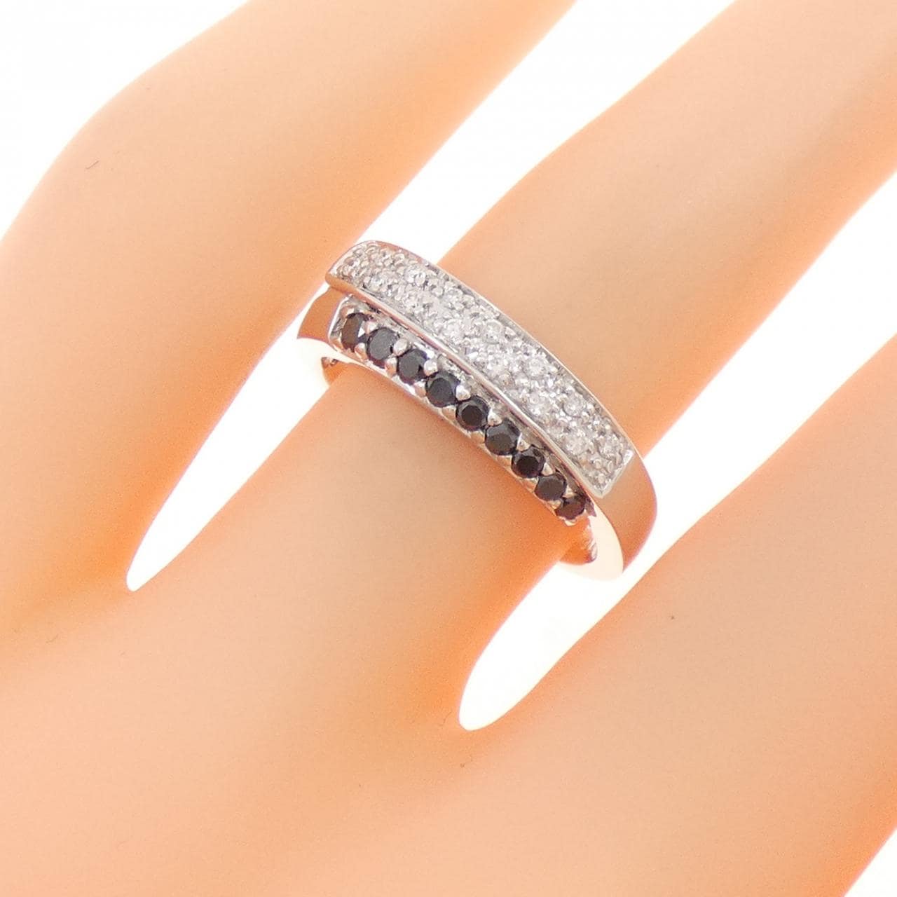 K10WG ダイヤモンド リング 0.07CT