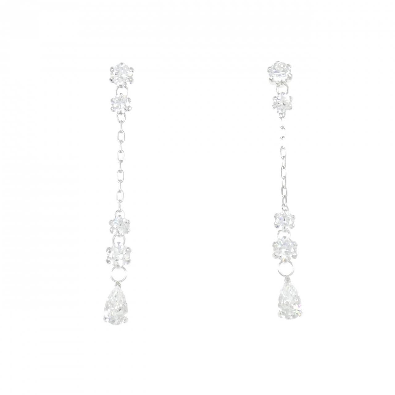 K10WG キュービック ピアス