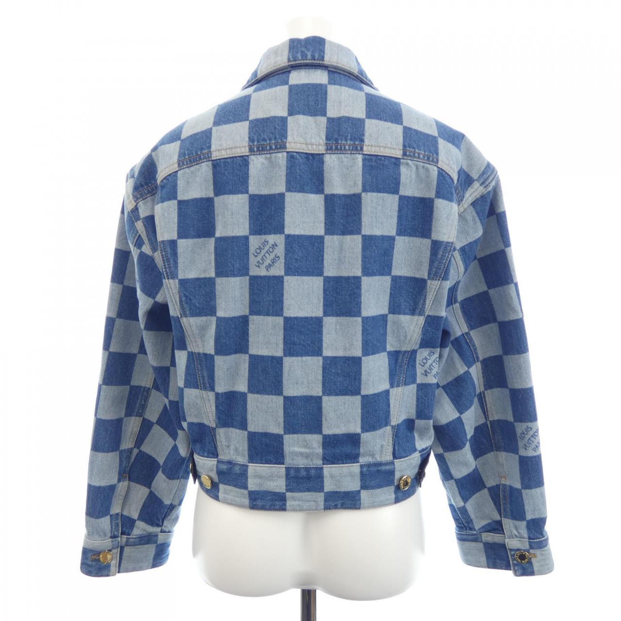 ルイヴィトン LOUIS VUITTON ダミエデニムジャケット FQJA59RXZ デニムジャケット