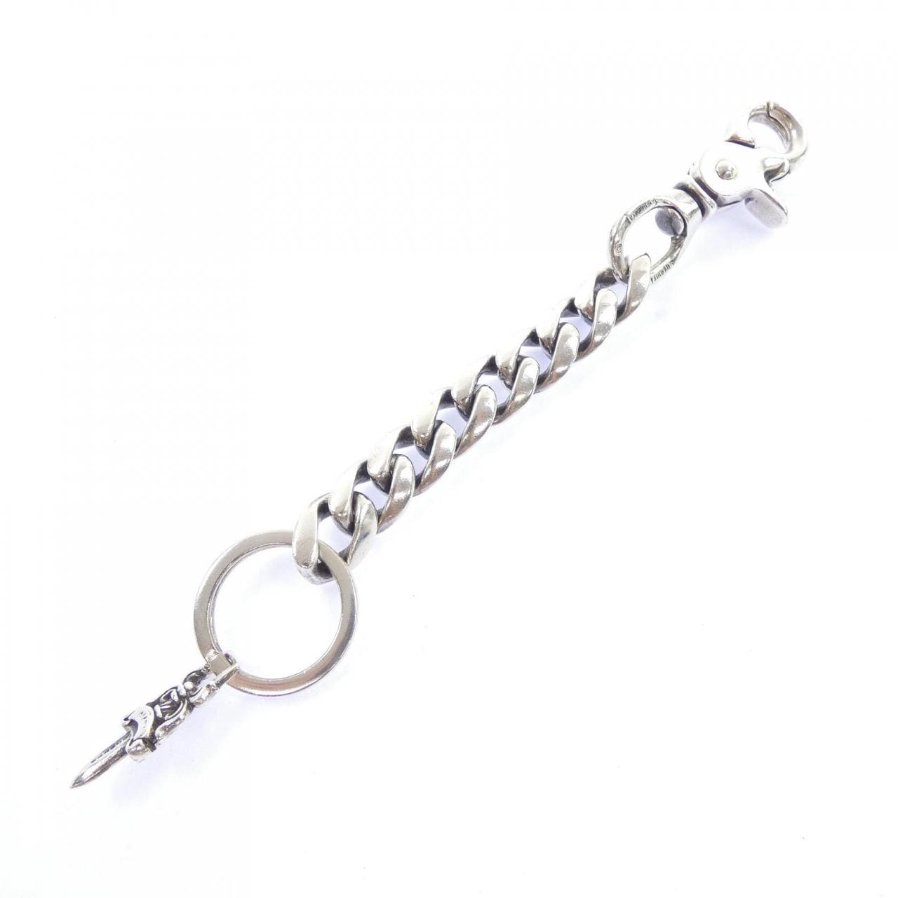 クロムハーツ CHROME HEARTS CLIP CHAIN CLASSIC 8LINK 2357 304 4500 9100 KEY HOLDER