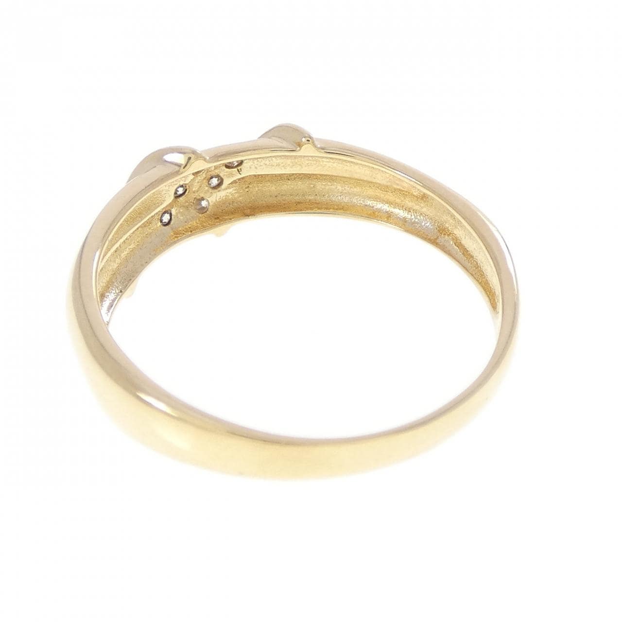 K18YG ダイヤモンド リング 0.03CT