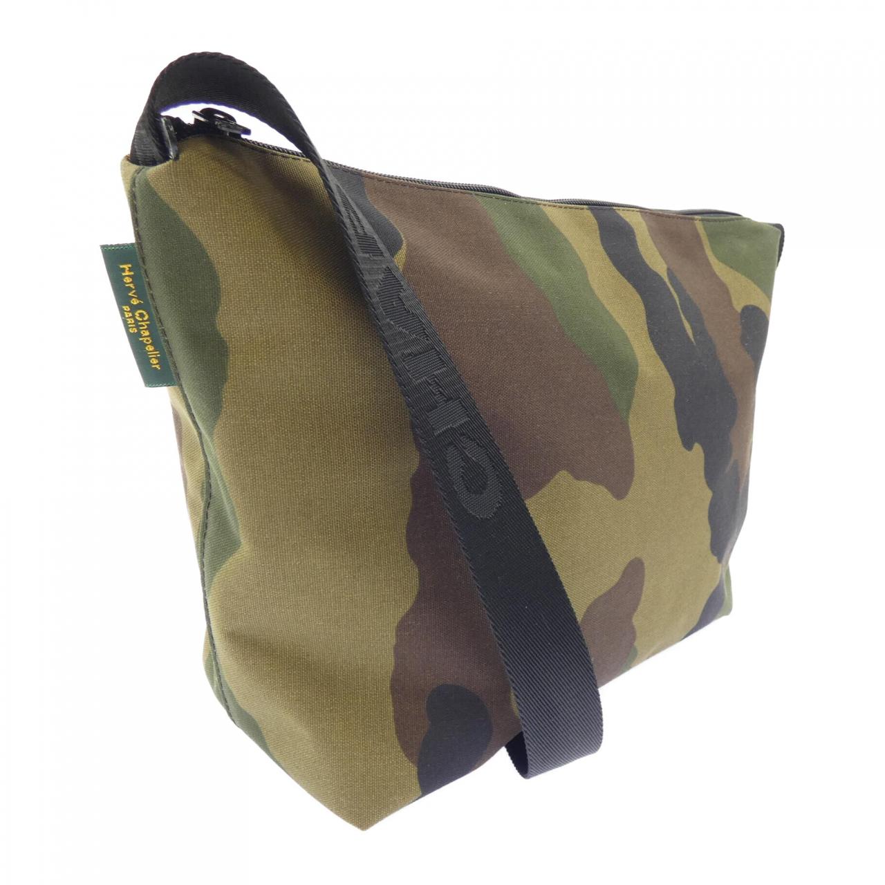 エルベシャプリエ HERVE CHAPELIER コーデュラナイロンスクエアショルダ-･迷彩 1754WJQ BAG