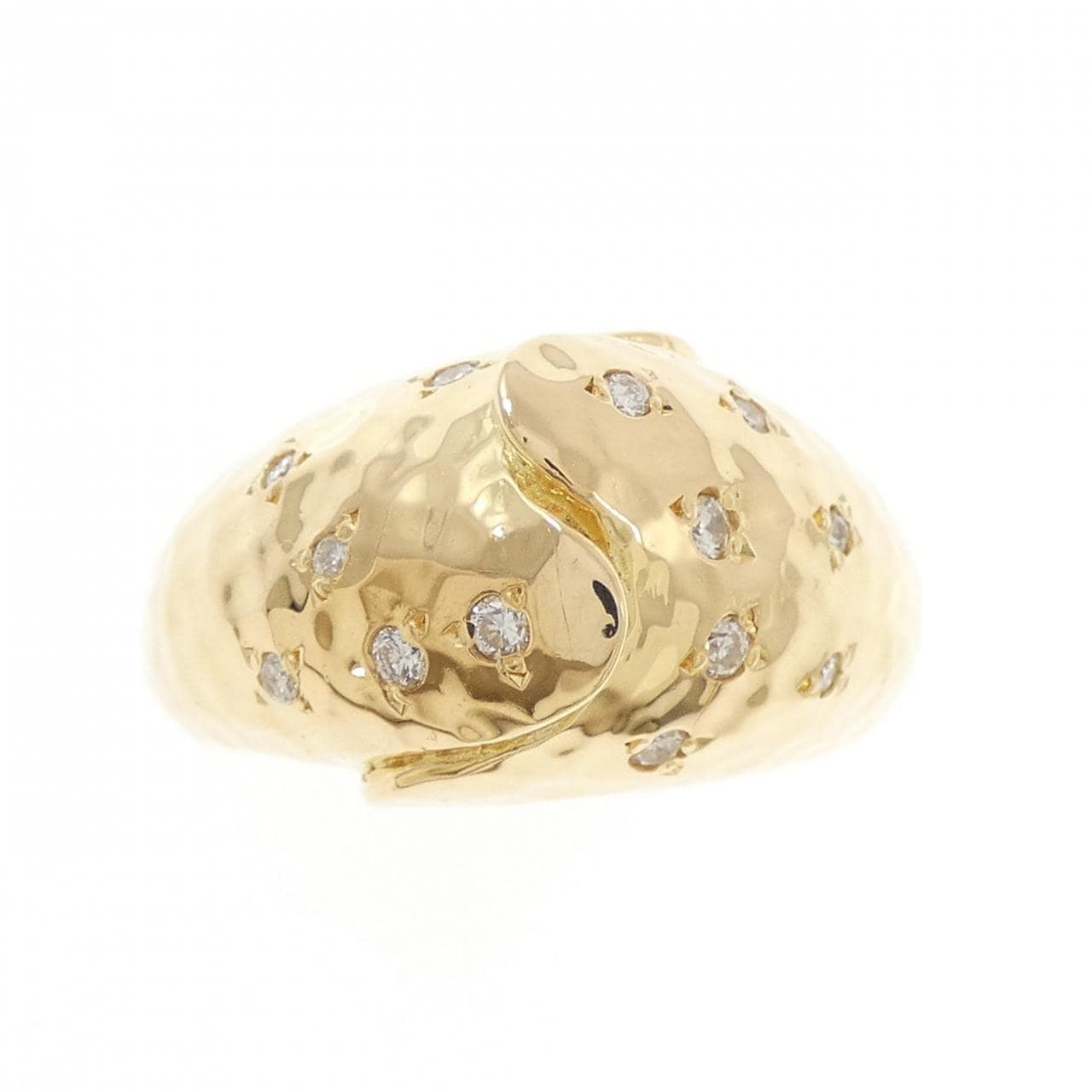 K18YG ダイヤモンド リング 0.14CT