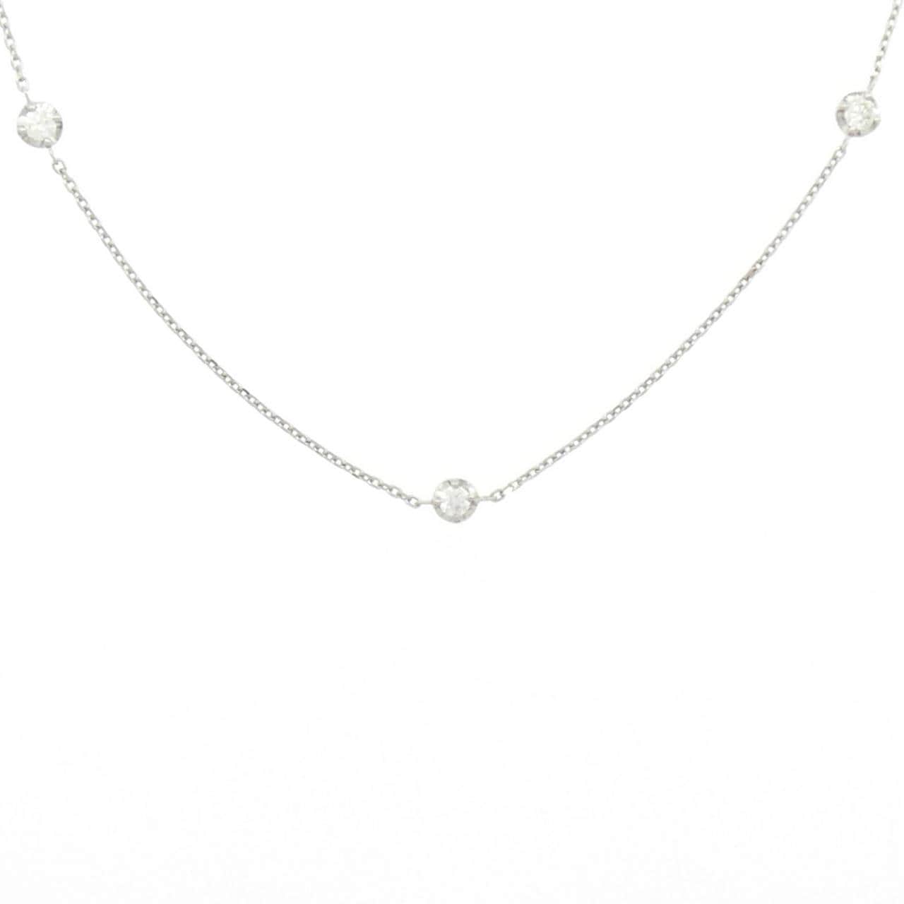 PT900/PT850 ダイヤモンド ネックレス 0.14CT