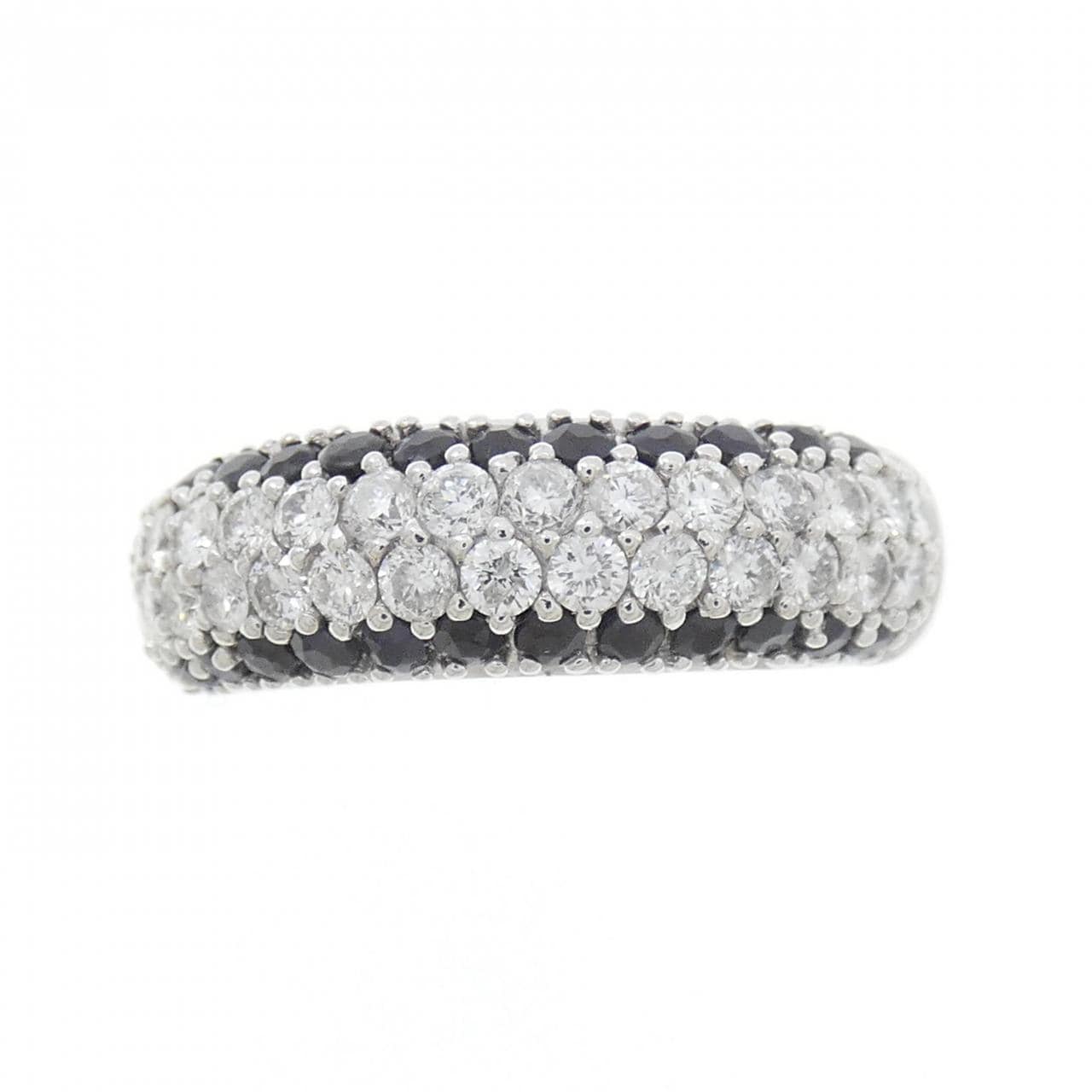 K18WG サファイヤ リング 0.81CT