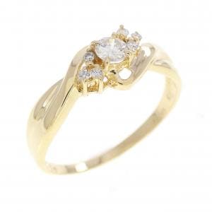 K18YG ダイヤモンド リング 0.15CT