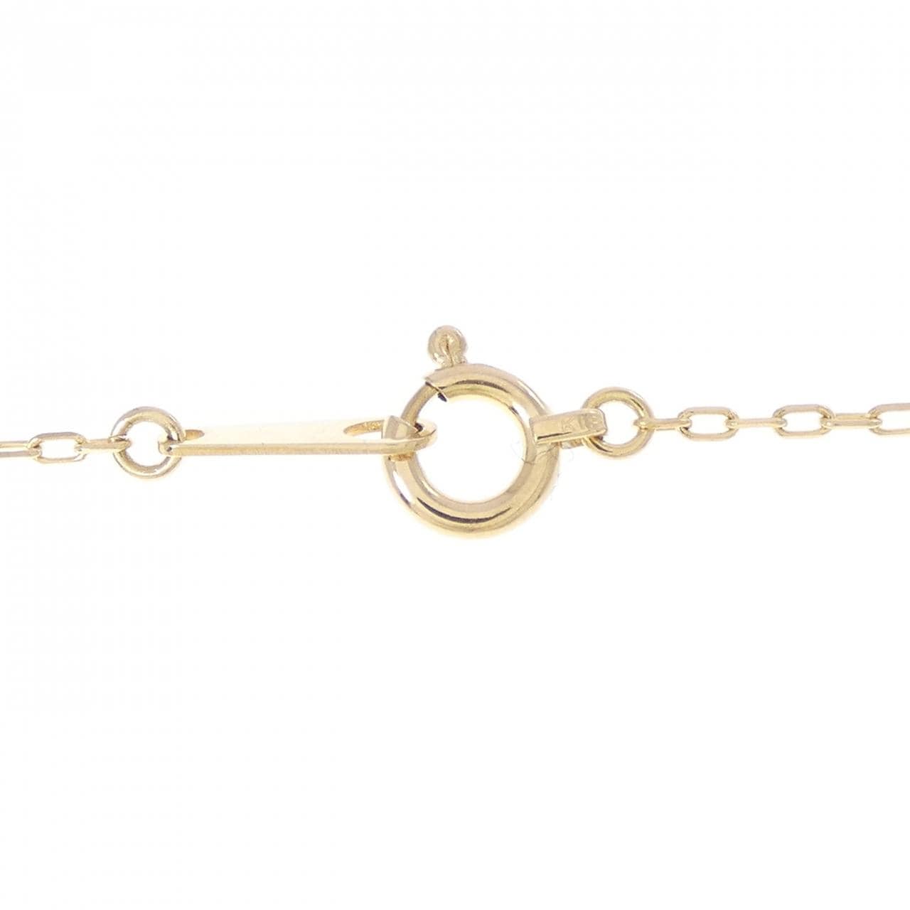 K18YG ダイヤモンド ネックレス 0.14CT