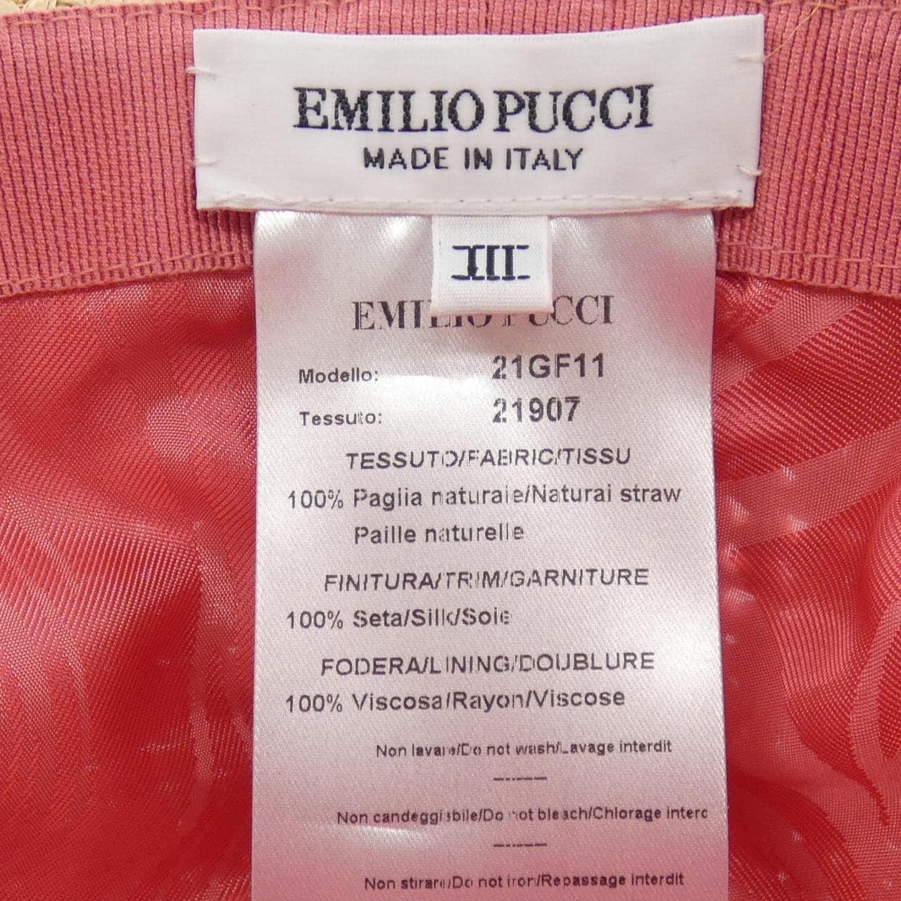 エミリオプッチ EMILIO PUCCI ハット