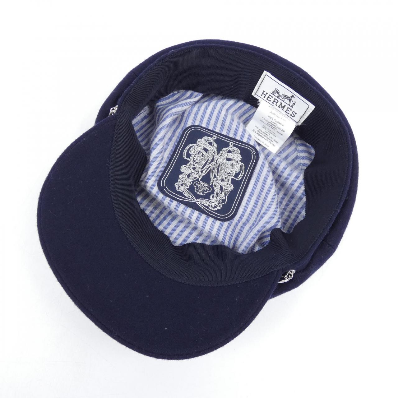 エルメス HERMES ベルイル　BELLE-ILE シェーヌダンクル H202012N キャップ