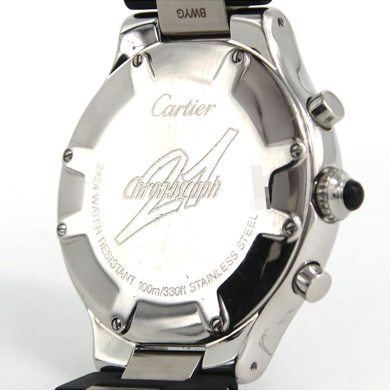 【ノーメンテナンス特価】カルティエ クロノスカフ W10125U2 SS クォーツ