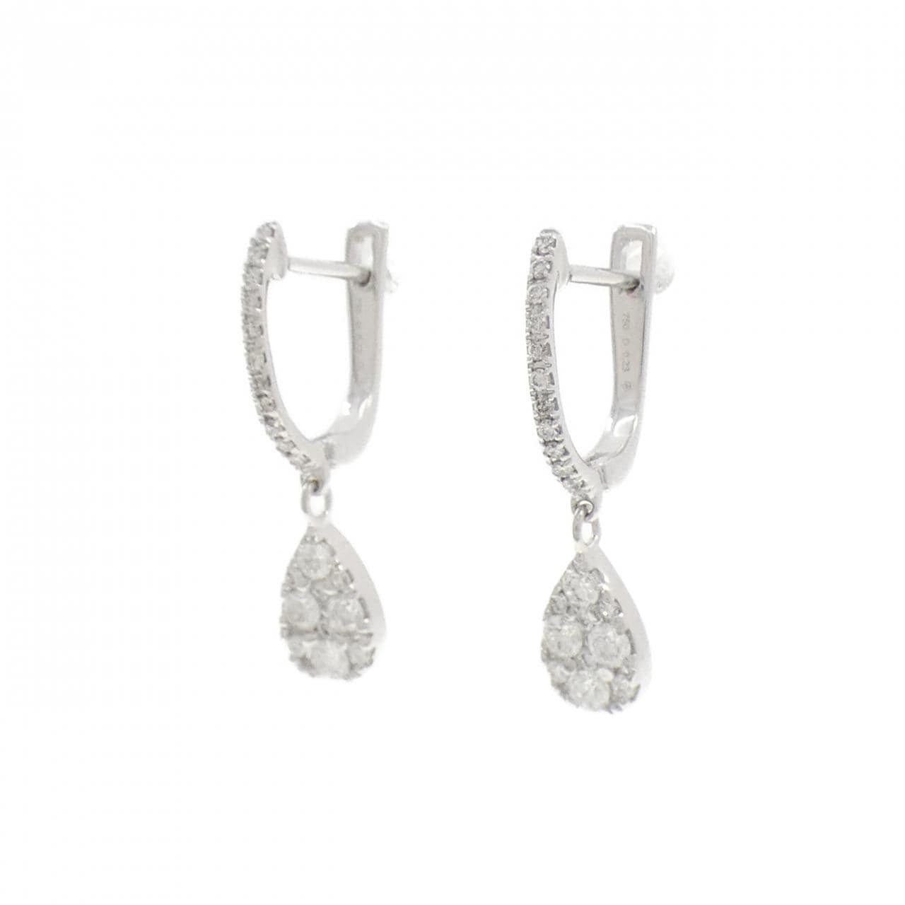 ポンテヴェキオ ダイヤモンド ピアス 0.46CT