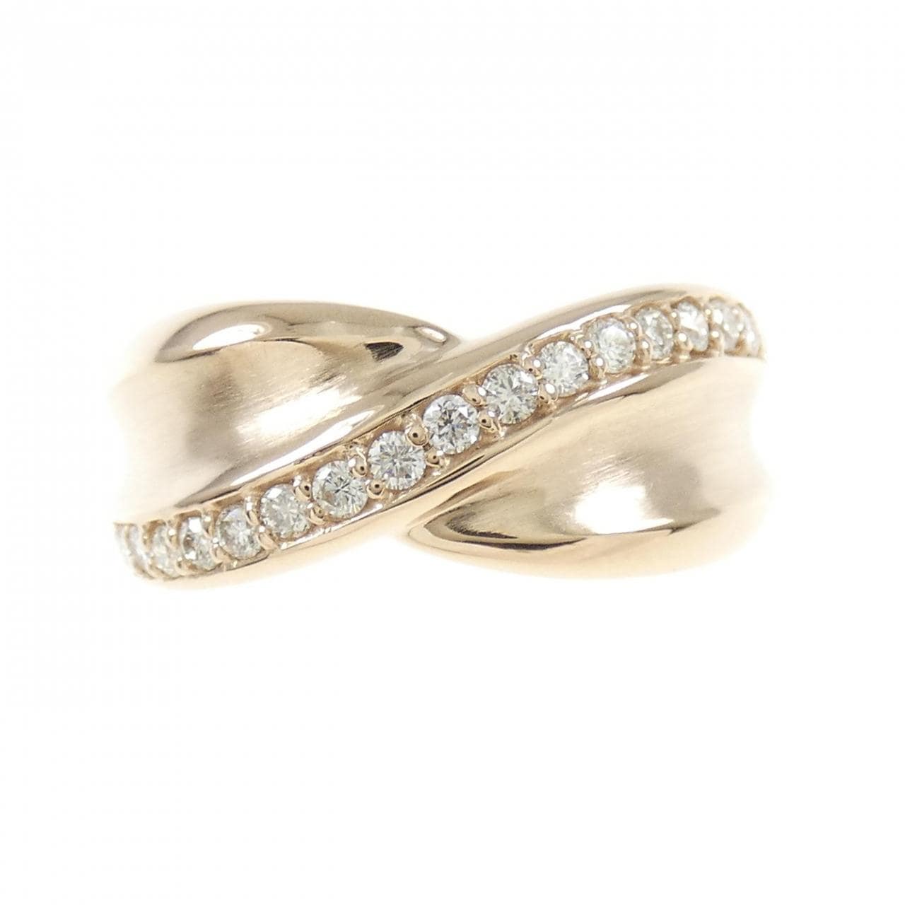 K18PG ダイヤモンド リング 0.23CT