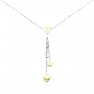 ティファニー マルチハートドロップペンダント ネックレス