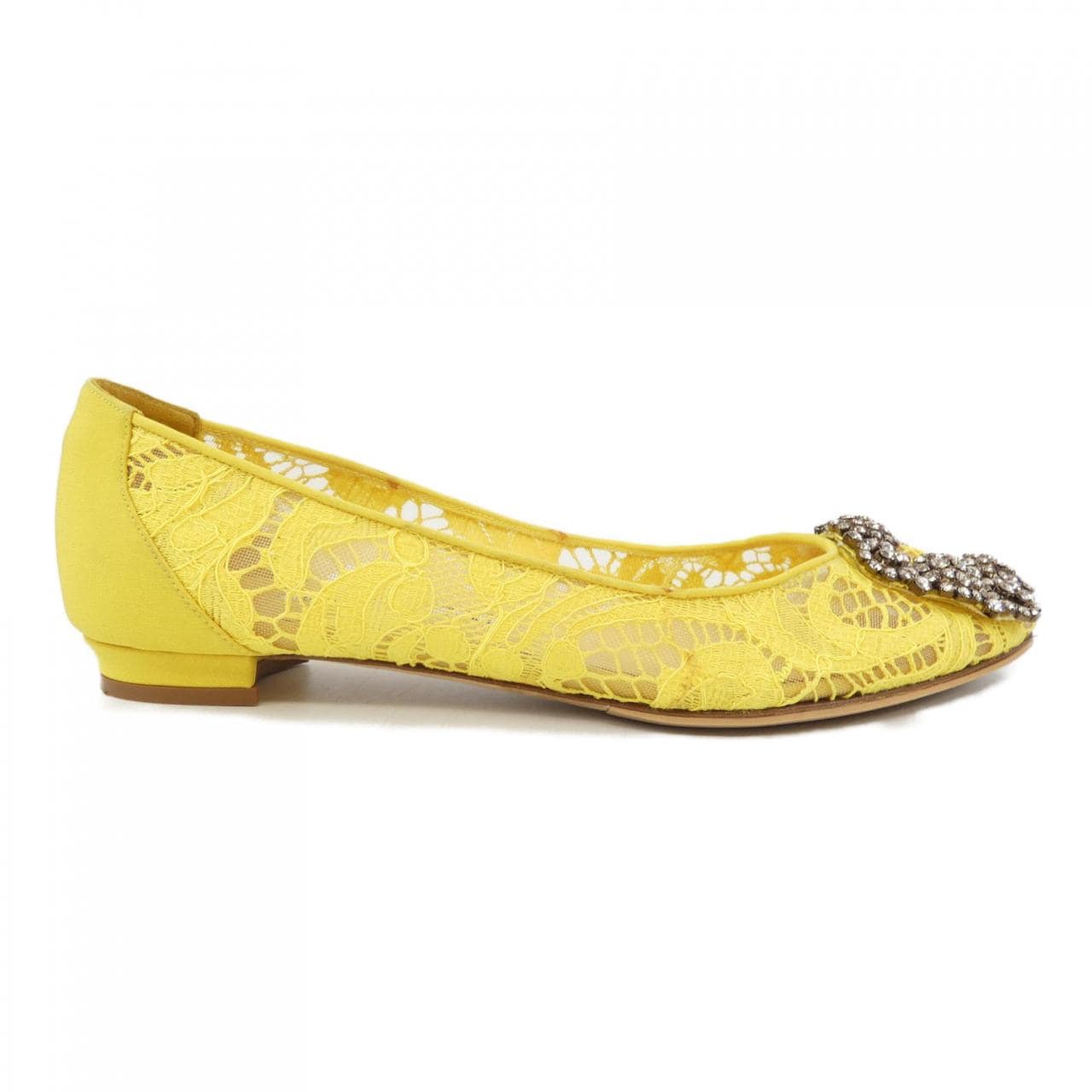 マノロブラニク MANOLO BLAHNIK HANGISIFLAT LACE ハンギシフラット レース フラットシューズ