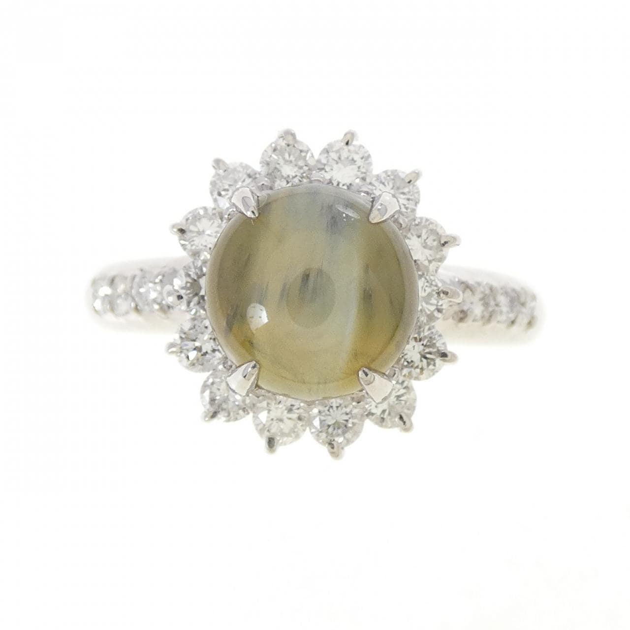 PT900 クリソベリルキャッツアイ リング 2.56CT