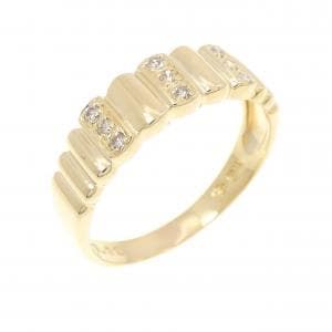 K18YG ダイヤモンド リング 0.09CT