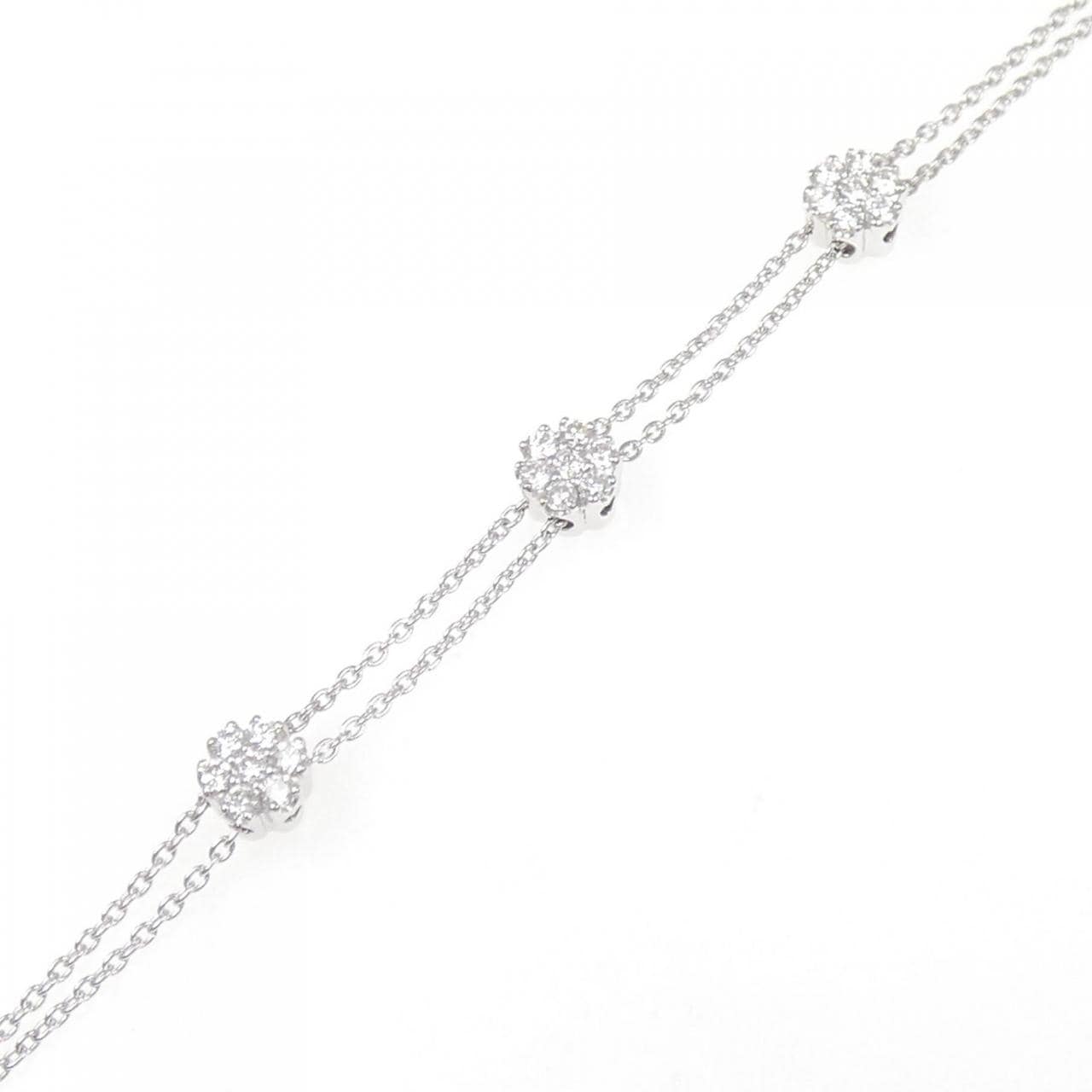 ポンテヴェキオ フラワー ダイヤモンド ブレスレット 0.41CT