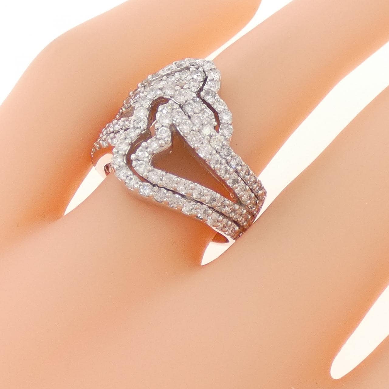 18KWG ダイヤモンド リング 1.44CT