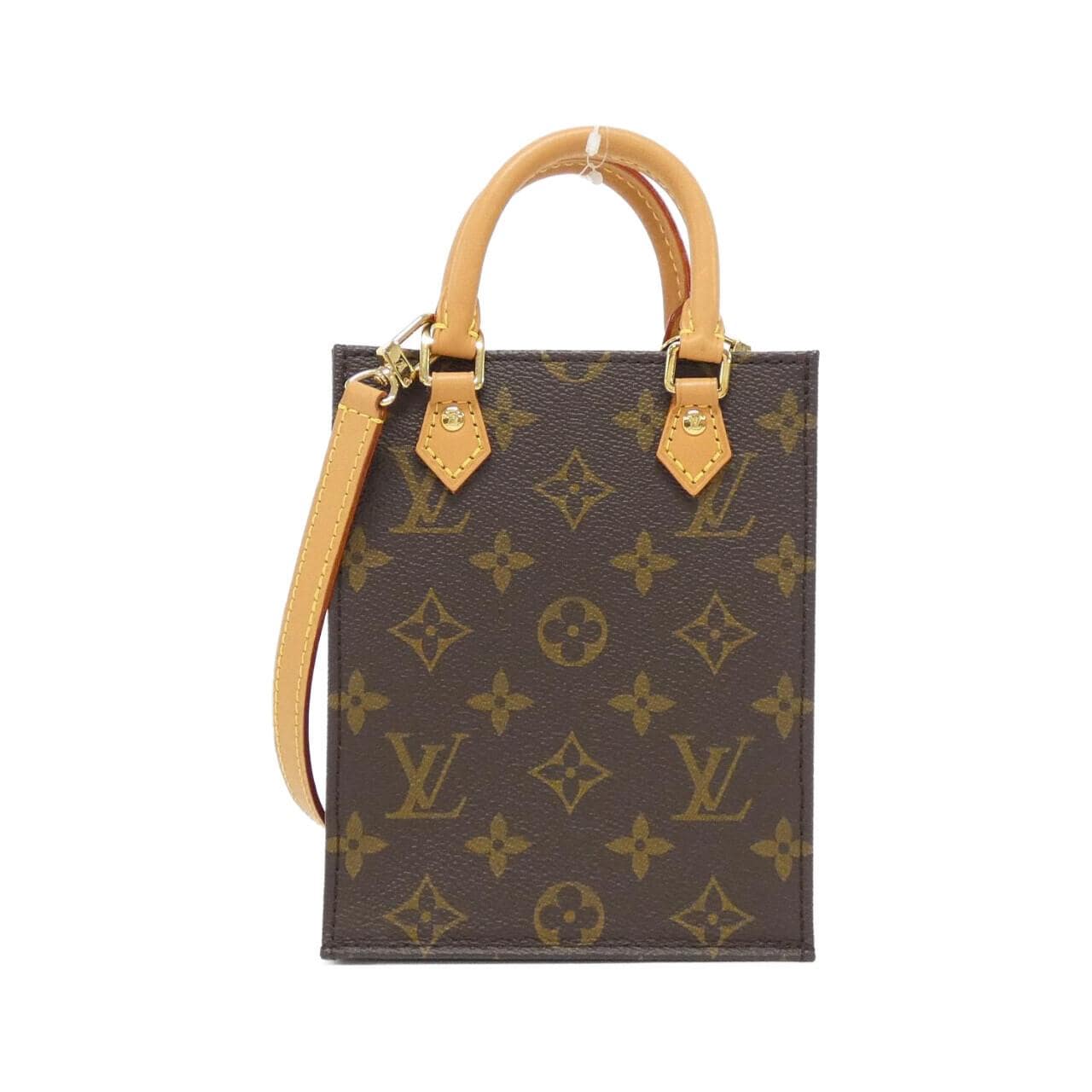 LOUIS VUITTON Monogram Petite Sac Plat M81295 包