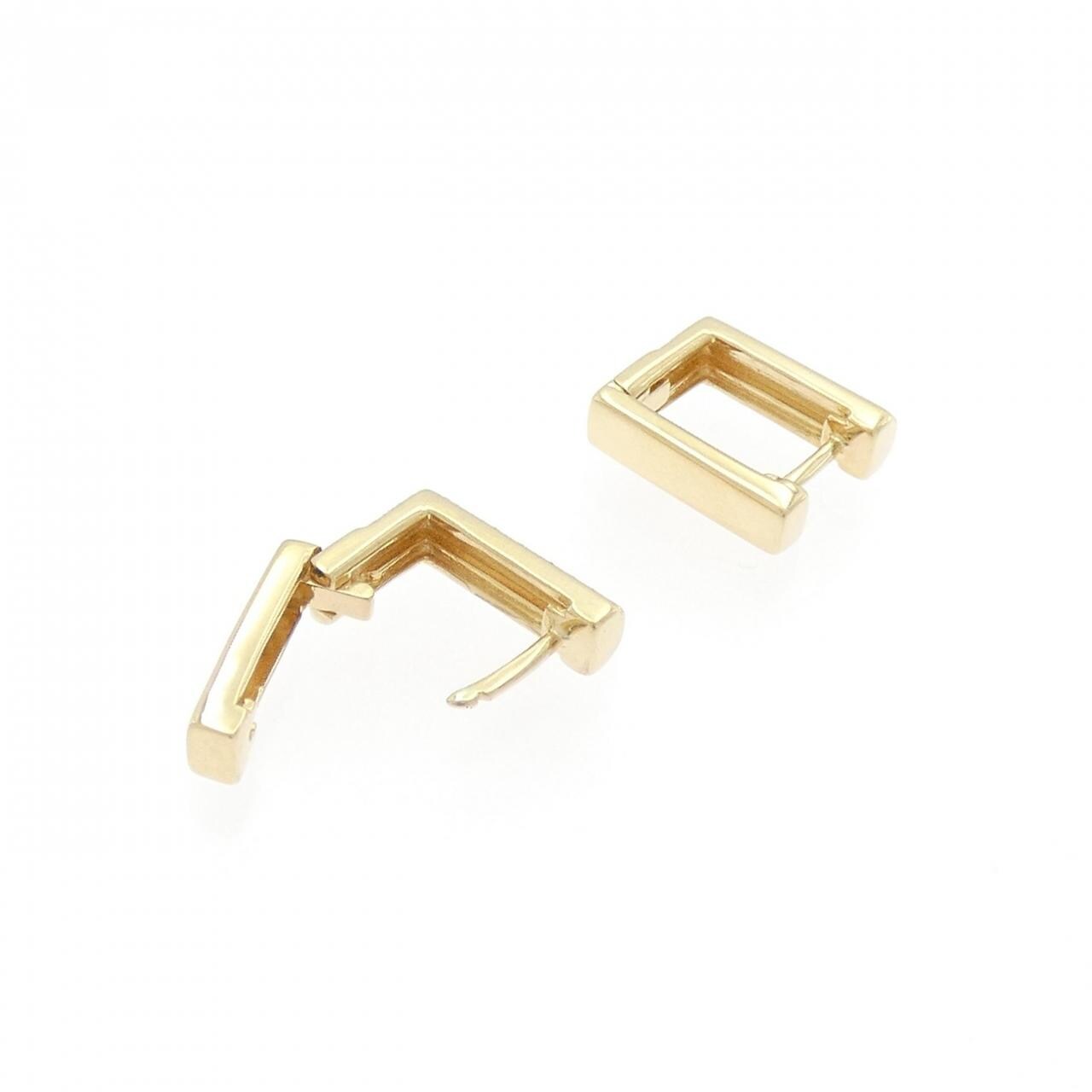 750YG earrings