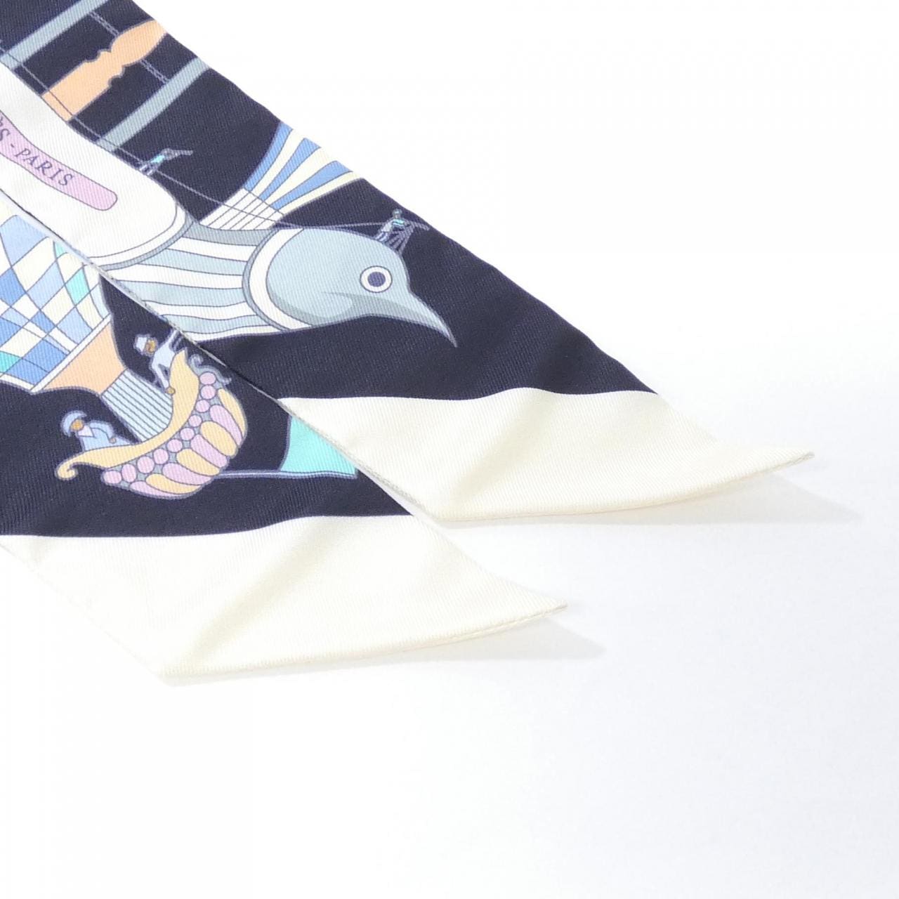 [Unused items] HERMES LES FOLIES DU CIEL Twilly 061722S Scarf