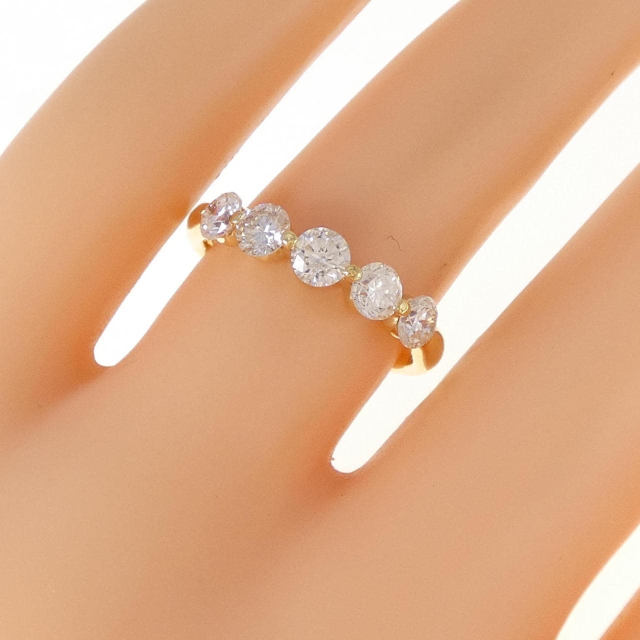 K18YG ダイヤモンド リング 1.00CT