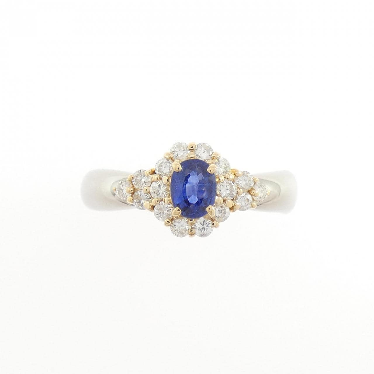 PT900/K18YG サファイヤ リング 0.30CT